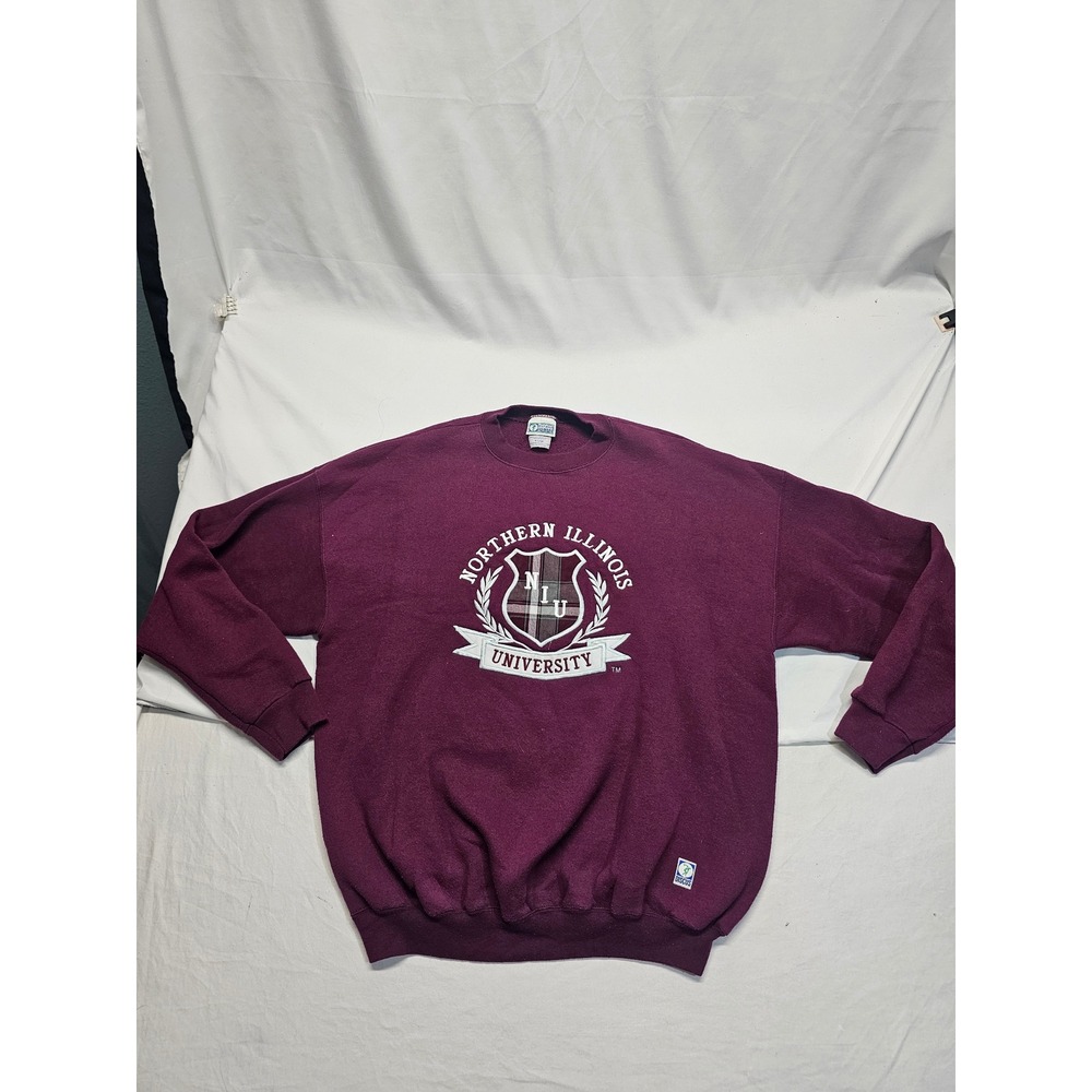 Discus Athletic Northern Illinois University NIU Sweatshirt Maroon Mens XL USA